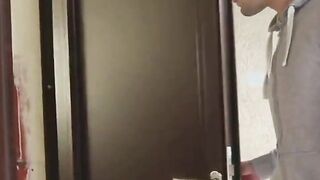 cumshot colleague catches lovers