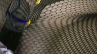Tearing Open Her Fishnets - Chloe James