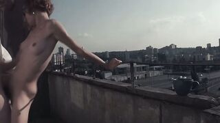 Eva Screwed Out On The Balcony - Eva Boned Out On The Balcony