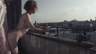 Eva Screwed Out On The Balcony - Eva Boned Out On The Balcony