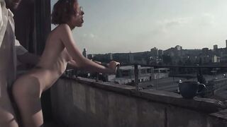 Eva Screwed Out On The Balcony - Eva Boned Out On The Balcony