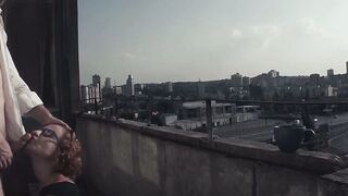 Eva Screwed Out On The Balcony - Eva Boned Out On The Balcony