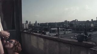 Eva Screwed Out On The Balcony - Eva Boned Out On The Balcony