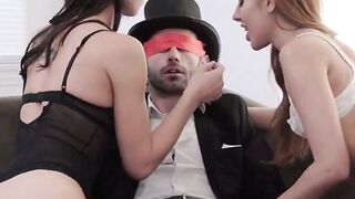 blowjob vanna bardot and aidra fox threesome halloween