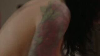 INSANE TWIST Tattooed Temptress Trades Tongues with SISTERLY SEDUCTRESS!