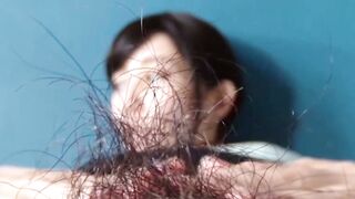 UNBELIEVABLE! Nicole Titzes Pussy Hair Inferno  Watch Her Get Dirty in 4K
