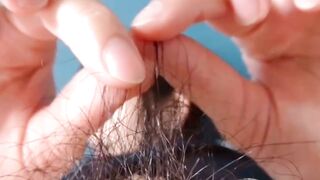 UNBELIEVABLE! Nicole Titzes Pussy Hair Inferno  Watch Her Get Dirty in 4K