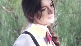 Sexy April Olsen fucks her classmate