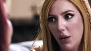 Petite milf facesits her nosey neighbor
