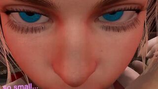 3D Giantess POV  Busty Teen Fantasy Teaser Anime Hentai