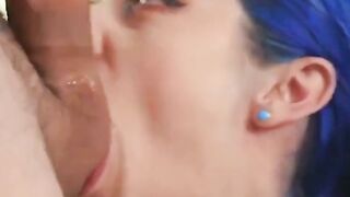 UNLEASH THE PORN FURY Squirting, Anal  Beyond! Blue Hair Jewelz Blu Takes Bath Time to NEW Heights!