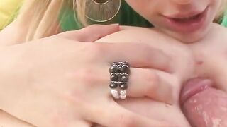 UNBELIEVABLE ORAL ACTION! Tiny Petite Teen Goes BALLSDEEP on a Hungry Cock!
