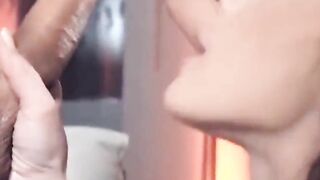 blowjob gorgeous stripper emerald ocean rides hard cock on camera