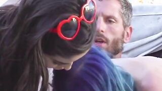 blowjob besties fuck a stranger by the pool while eating pussy 2
