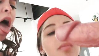 DOUBLE THE PLEASURE, DOUBLE THE CREAM  Abella Danger  Riley Reid Tag Team Your Dreams!