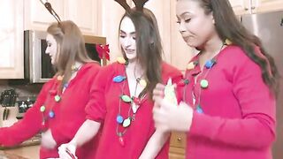 creampie naughty teens fucked by santa during quarantine holiday