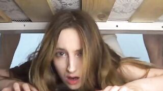 I Fuck my Stepsister Stuck under the Bed