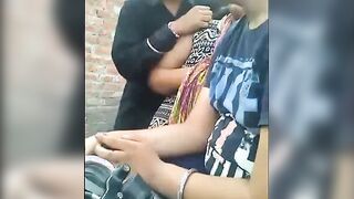 Desi Indian threesome outdoor sex more video join our telegram channel @desiweb2023