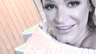 creampie daughter wakes stepdad for a fuck session