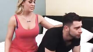 Cherie DeVille fucking into the bedroom with her blue eyes