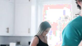 Strip pool leads to rough threesome sex
