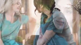 Blonde masseuse anal fucking colleague
