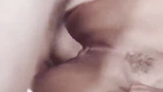 creampie dark skinned euro babe takes dick