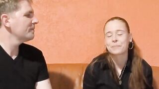 German women next door eighteen at real first time casting with stranger