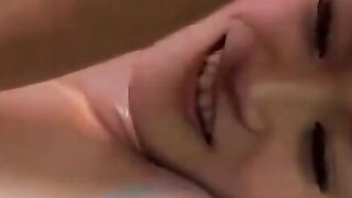 Japanese pretty teen enjoys her beauty treatment