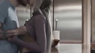 Hunk dude fucks friends TS girlfriend wet ass