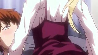 Busty horny babe has passionate sex
