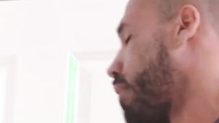 creampie sexy threesome with two hot and tiny and a huge cock