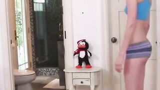 cumshot skinny teen step daughter family sex with spying step dad