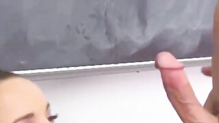 blowjob hot teen high school girl fucked by coach in classroom