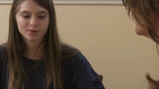 Lesbian teen scissoring in the motel room 2