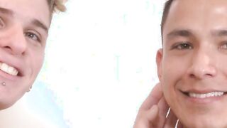 German slender 18 yo twinks try anal sex first time