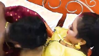 Newl merrid Bhabhi Fest Night sex with Devar in Badroom