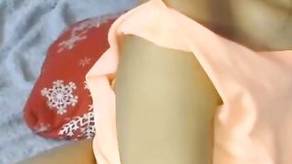 Hot Latina having fun masturbating