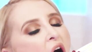 cumshot asmr fuck with smoking hot horny blonde alix lynx