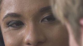 Colored hair shemales fuck males in mixed scenes