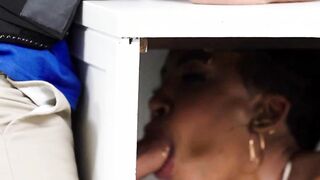 Annoyed Girlfriend Fucks The Moving Guy