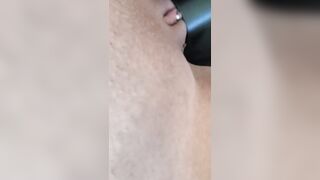 cougar Vacuums Huge Pierced Clit
