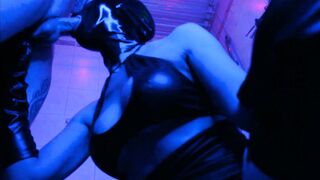 Eva Deep Rough Blown Huge Penis Pvc Mask Bondage Gloves