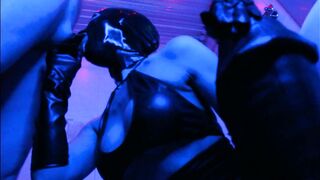 Eva Deep Hard Sucked Big Penis Rubber Mask Bondage Gloves Boobs hot