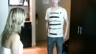 Old Milf mom Teaches Lucky 20yo Innocent Bro how to