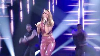 Vanessa Mai Rubber Outfit NYE Show 2020