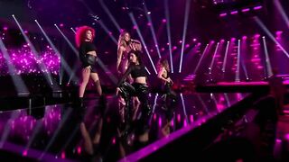 Vanessa Mai Rubber Outfit NYE Show 2020