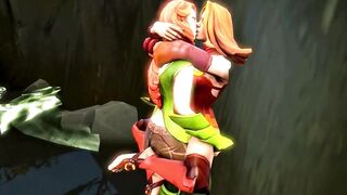 Legion Commander & Lina Fellatio / DOTA 2 SFM