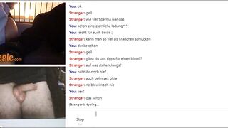 two Bombshell German girls, booty, g-string and boobies, chastity penis
