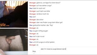 two Bombshell German girls, booty, g-string and boobies, chastity penis
